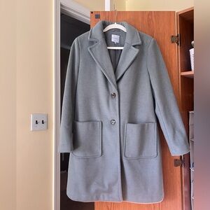 Mid-Length Wool Pea Coat